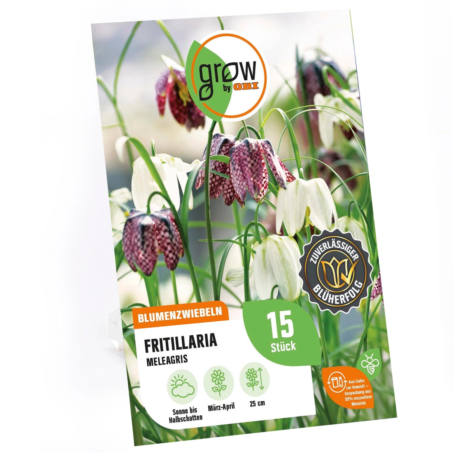 GROW by OBI Schachblume Mischung 25 cm Fritillaria meleagris günstig online kaufen