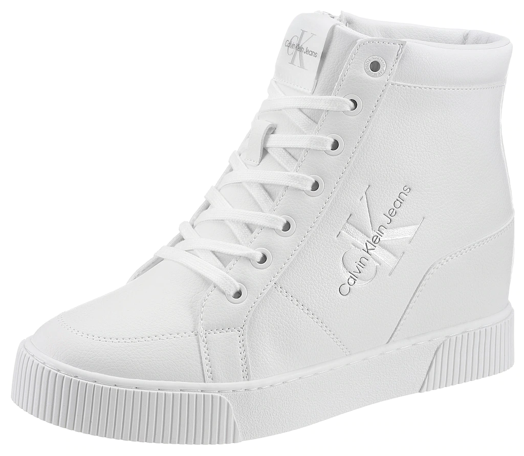 Calvin Klein Jeans Plateausneaker "HIDDEN WEDGE CUPSOLE LACEUP", mit seitli günstig online kaufen