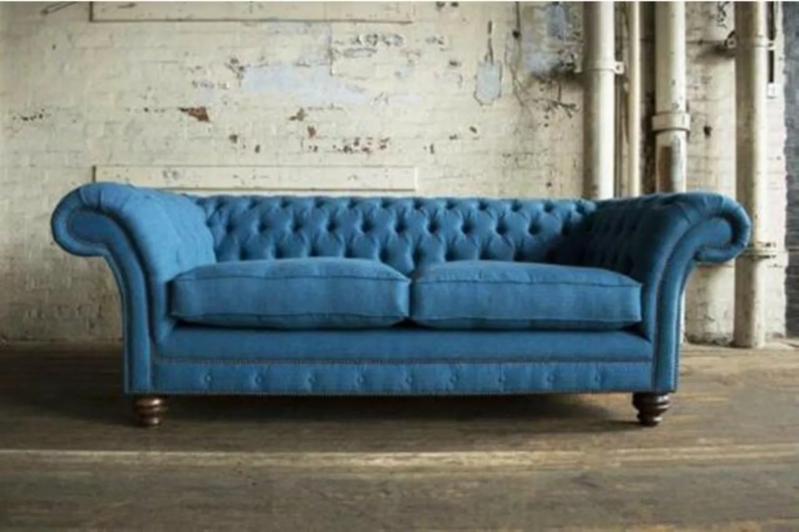 JVmoebel Chesterfield-Sofa, XXL Sofa 3 Sitzer Couch Chesterfield Polster Si günstig online kaufen