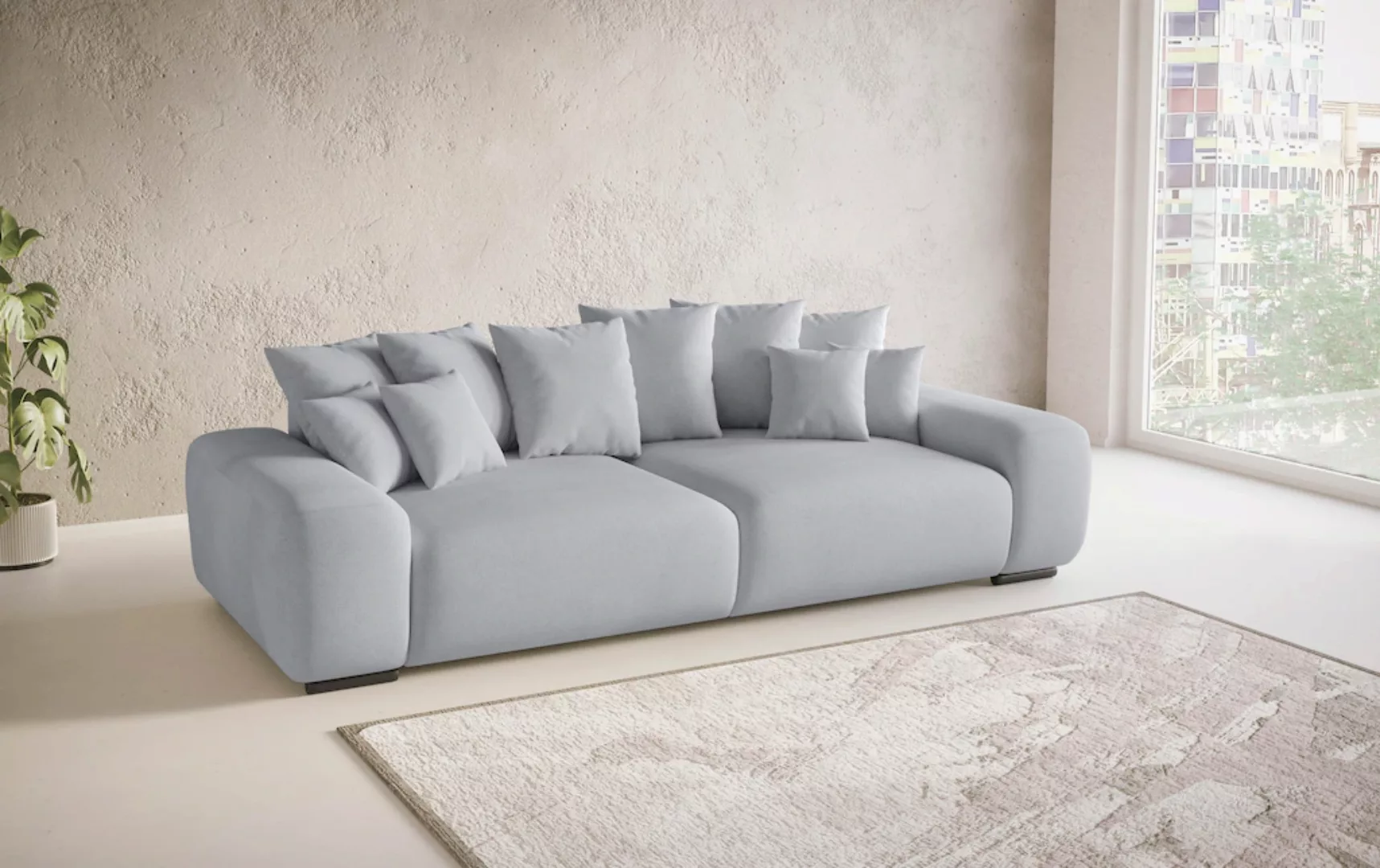 Home affaire Big-Sofa "Sundance, B/T 302/137 cm", Dauerschläfer mit Hygiene günstig online kaufen