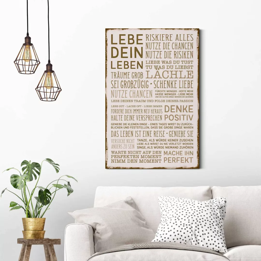 Reinders Deco-Panel "Denke positiv" günstig online kaufen