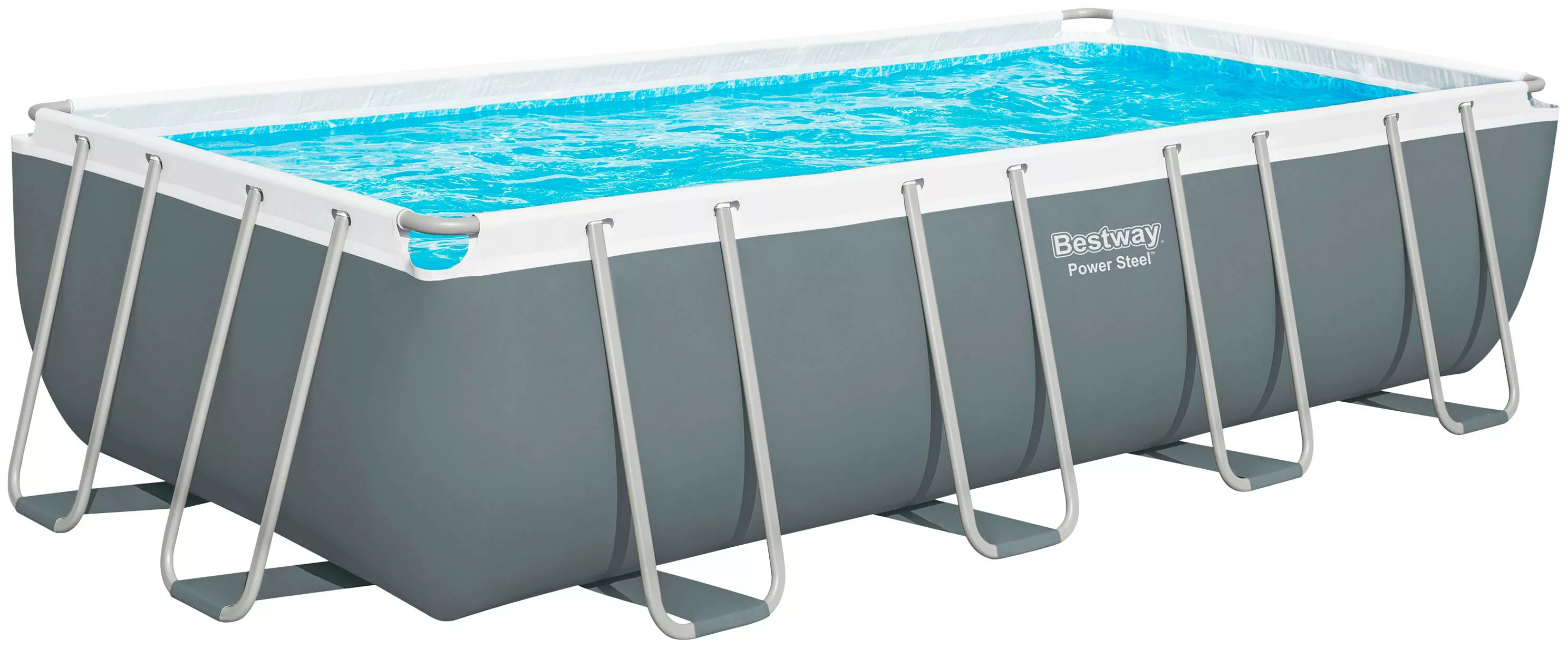 Bestway Power Steel™ Frame Pool Komplett-Set mit Filterpumpe 549 x 274 x 12 günstig online kaufen