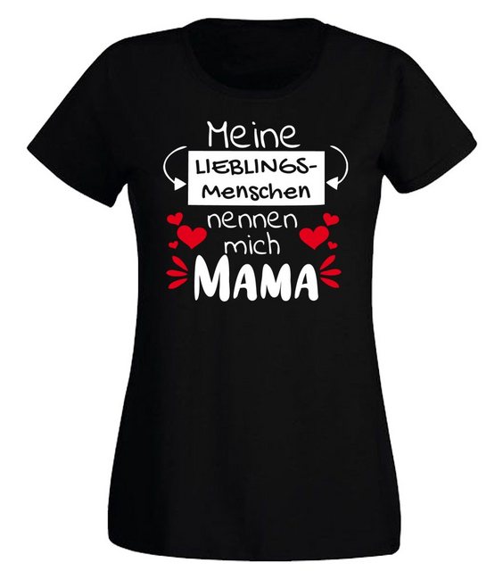 G-graphics T-Shirt Damen T-Shirt - Meine Lieblingsmenschen nennen mich Mama günstig online kaufen