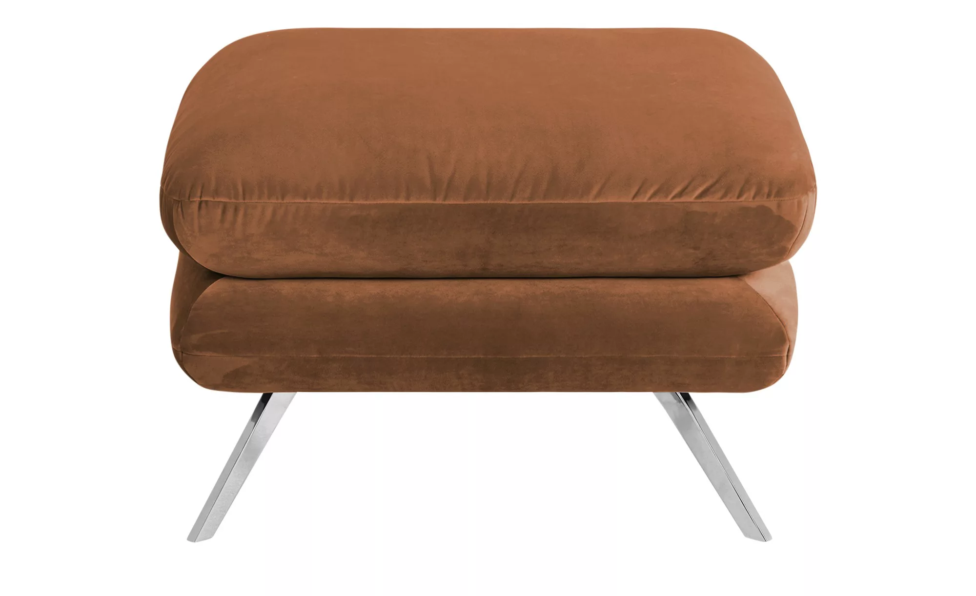 pop Hocker  Caldara ¦ braun ¦ Maße (cm): B: 70 H: 45 T: 70 Polstermöbel > H günstig online kaufen