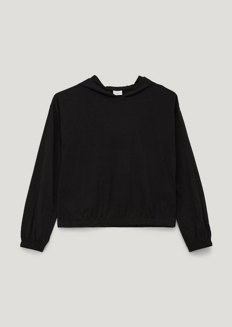 s.Oliver Langarmshirt Longsleeve mit Kapuze günstig online kaufen