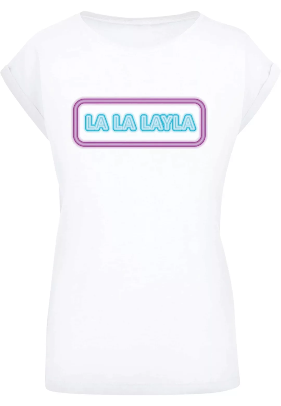 Merchcode T-Shirt "Merchcode Damen Ladies LA LA LAYLA T-Shirt" günstig online kaufen