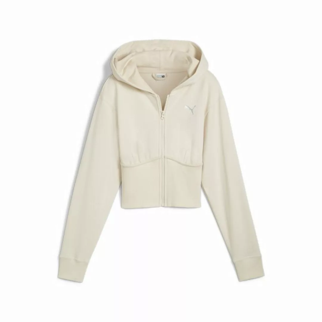 PUMA Sweatjacke Classics Cropped Hoodie Damen günstig online kaufen