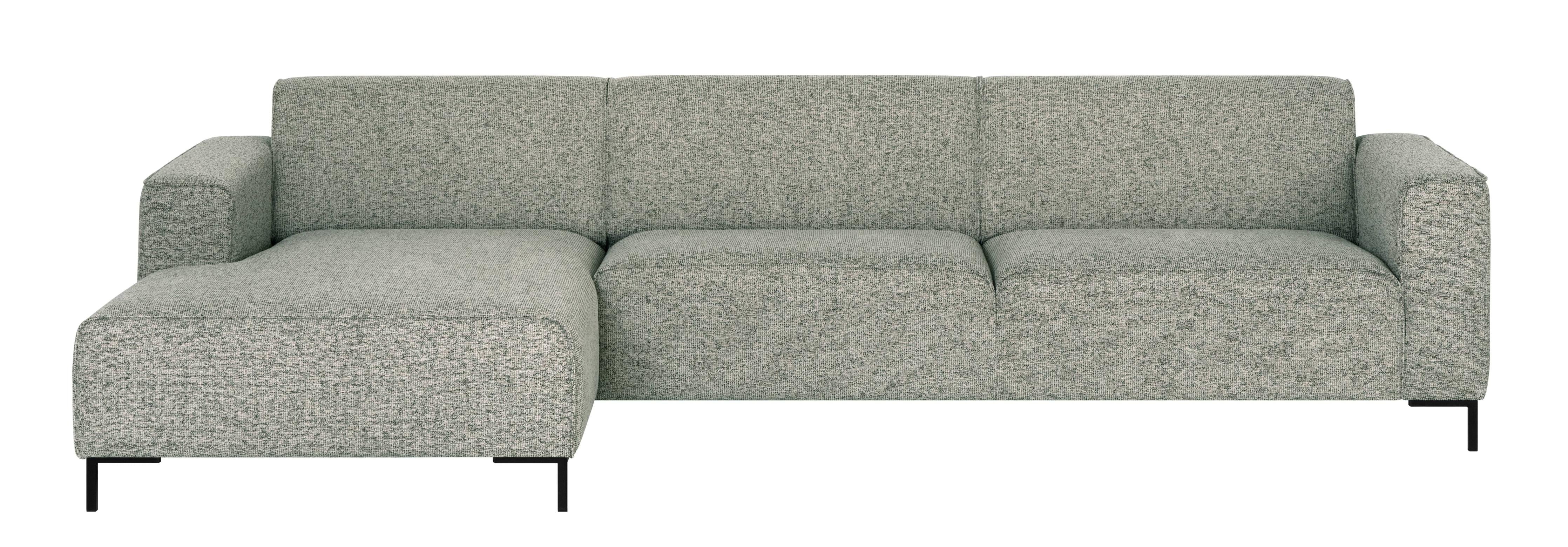 NADUVI Collection | Ecksofa Gionni links 3-Sitzer Chenille günstig online kaufen