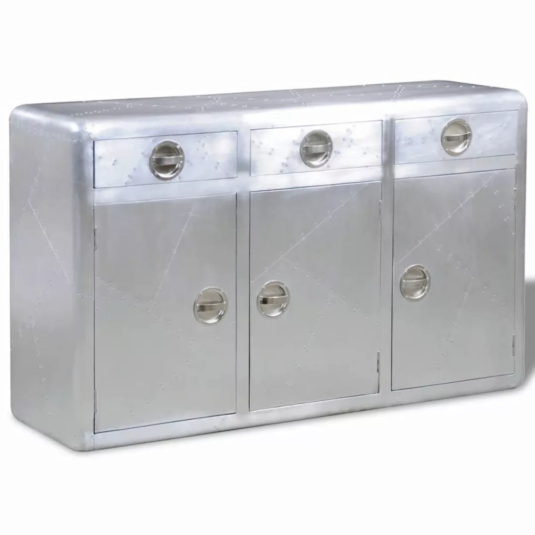 Pilot Sideboard 3 Schubladen Vintage Aviatik Flugzeug Aluminium günstig online kaufen