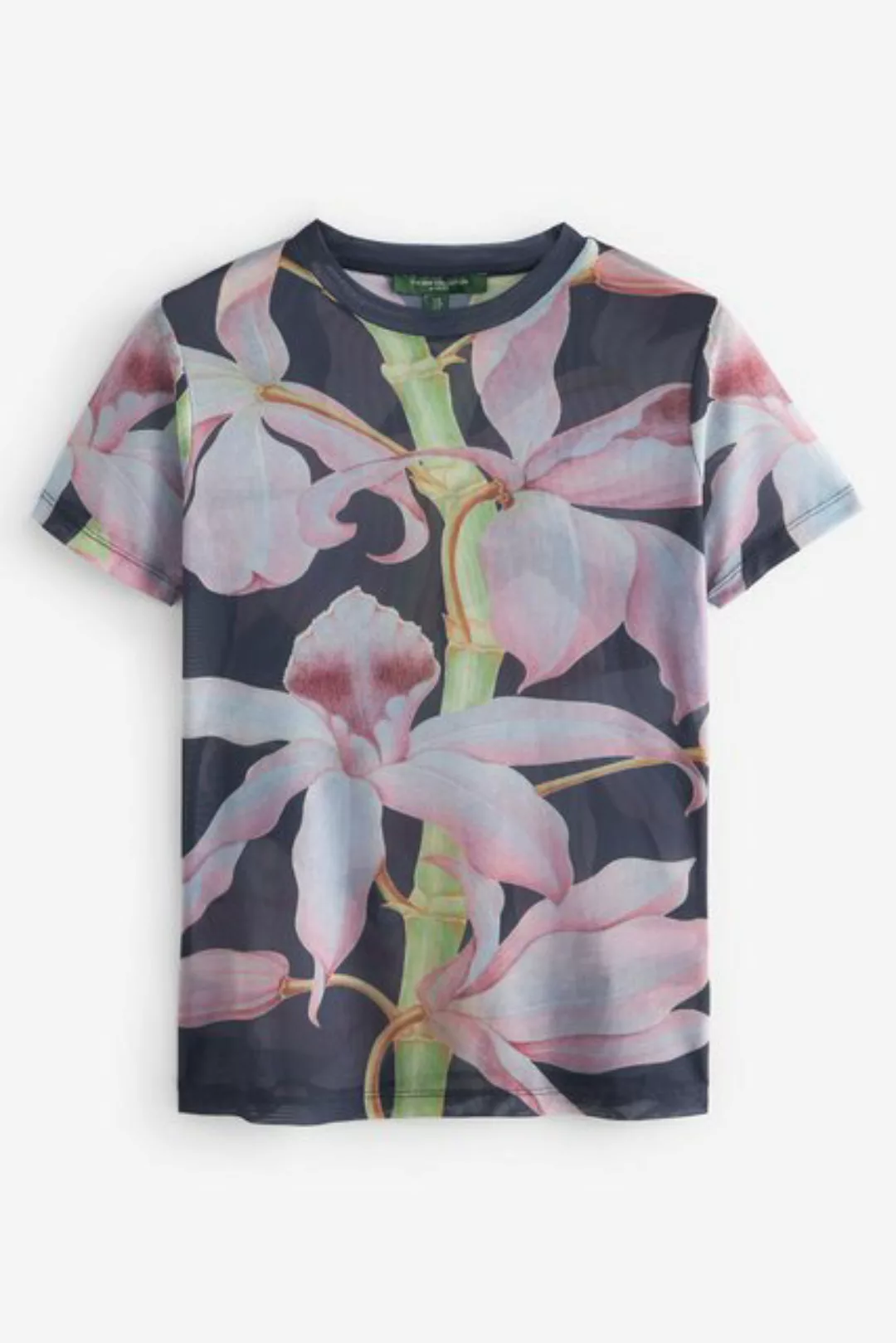 Next T-Shirt Kew Collection Kurzarmoberteil aus Mesh (1-tlg) günstig online kaufen