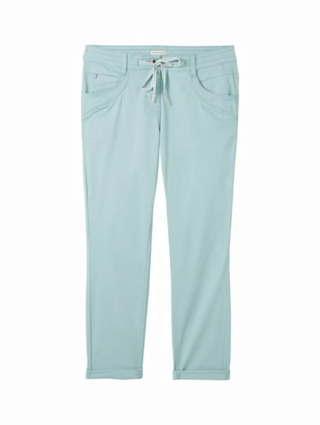 TOM TAILOR Stoffhose Tom Tailor Tapered relaxed, dusty mint blue günstig online kaufen