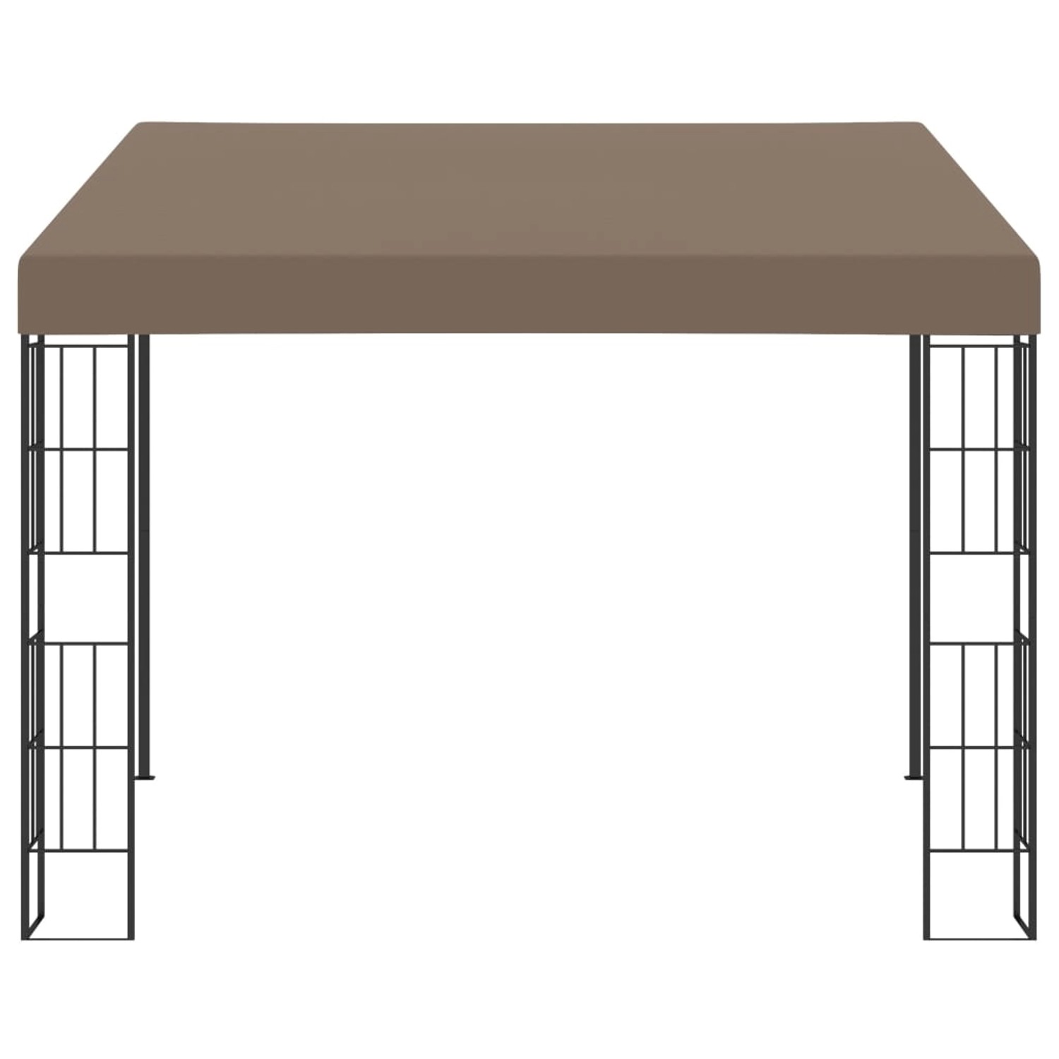 vidaXL Wand-Pavillon 3x3 m Taupe Stoff günstig online kaufen