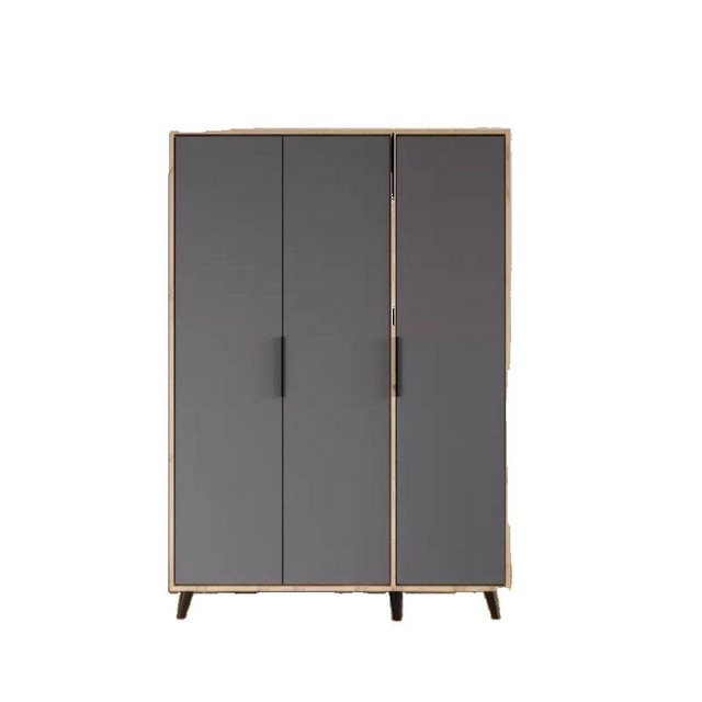 JVmoebel Kleiderschrank Grau Braun Modern Design Kleiderschrank Rechteckig günstig online kaufen