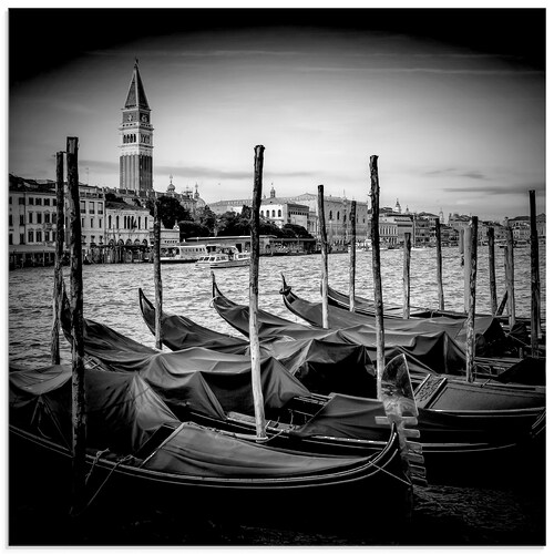 Artland Glasbild "Venedig Canal Grande & Markusturm II", Italien, (1 St.), günstig online kaufen