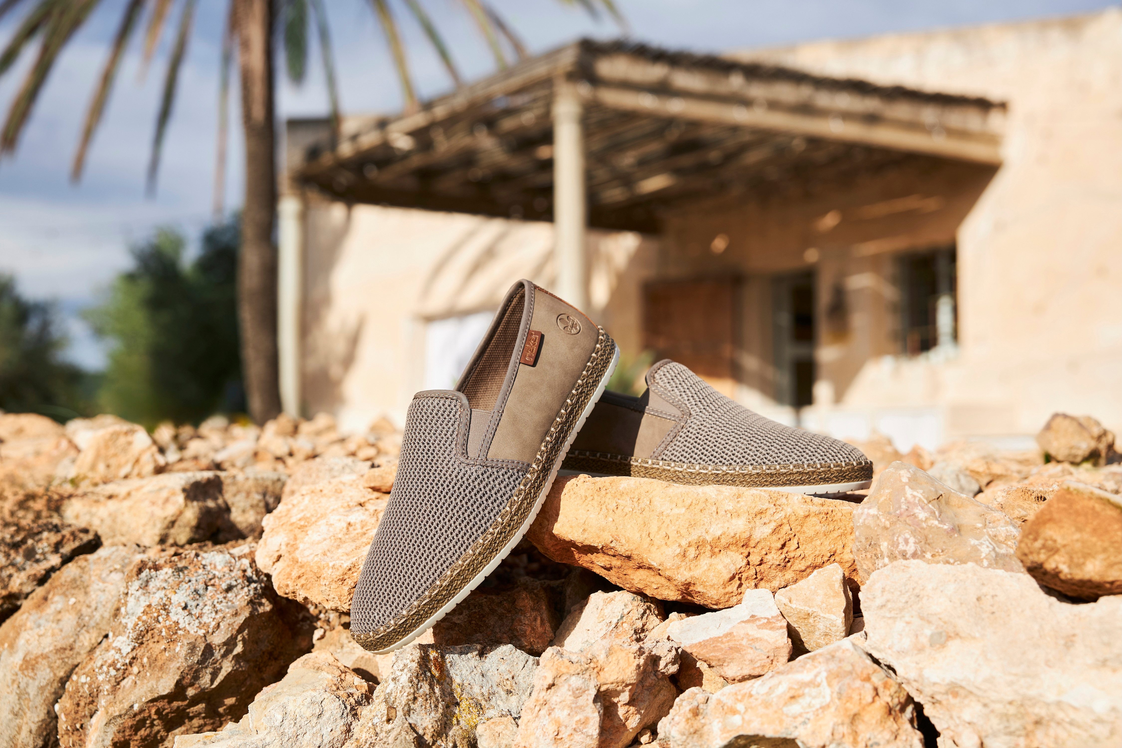 Rieker Espadrille Slipper, Strandschuh, Sommerschuh mit günstig online kaufen