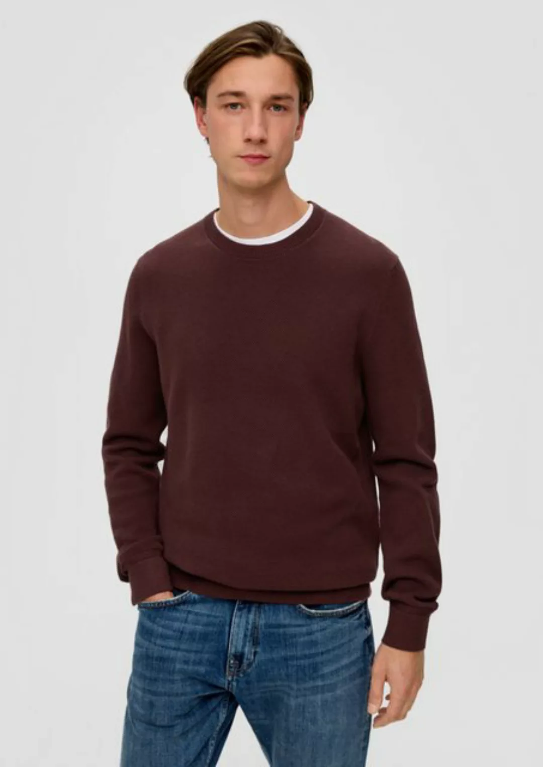 s.Oliver Strickpullover mit Crew-Neck günstig online kaufen