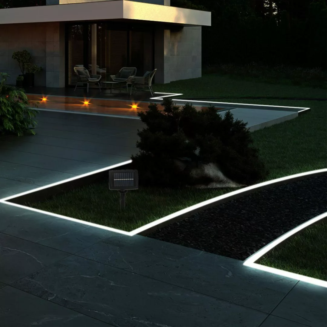 GLOBO LIGHTING LED Solarleuchte, LED-Leuchtmittel fest günstig online kaufen