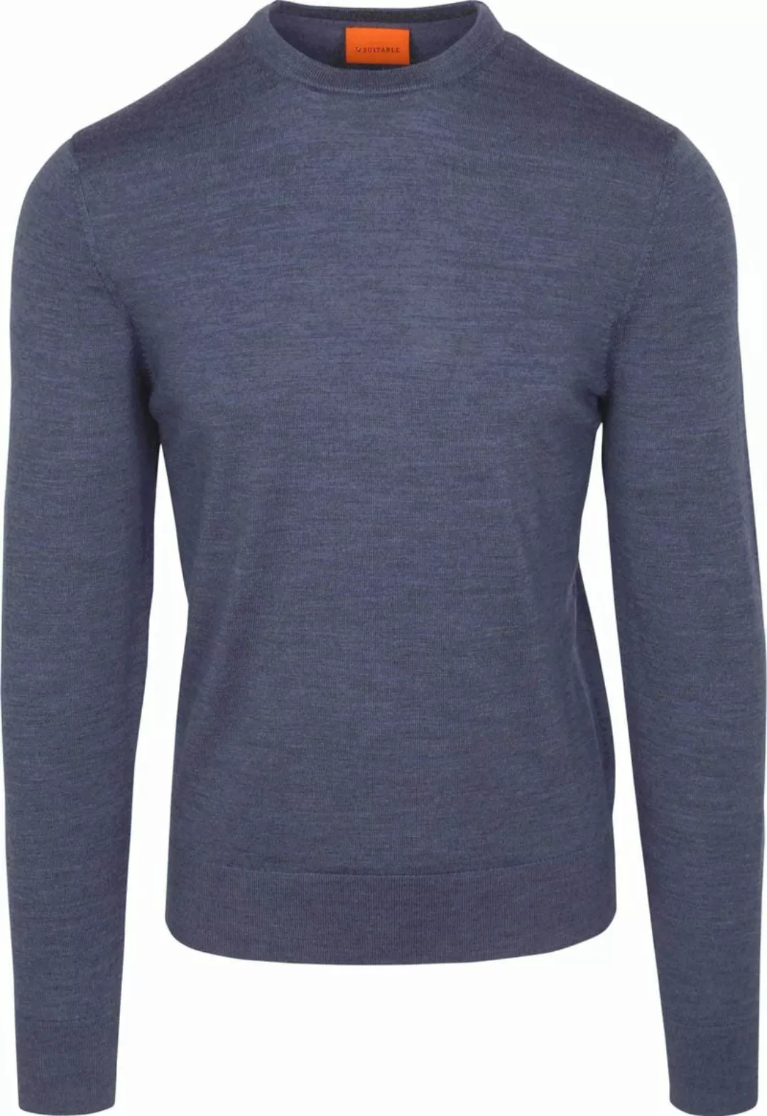 Suitable Merino Pullover Denim Blau - Größe L günstig online kaufen