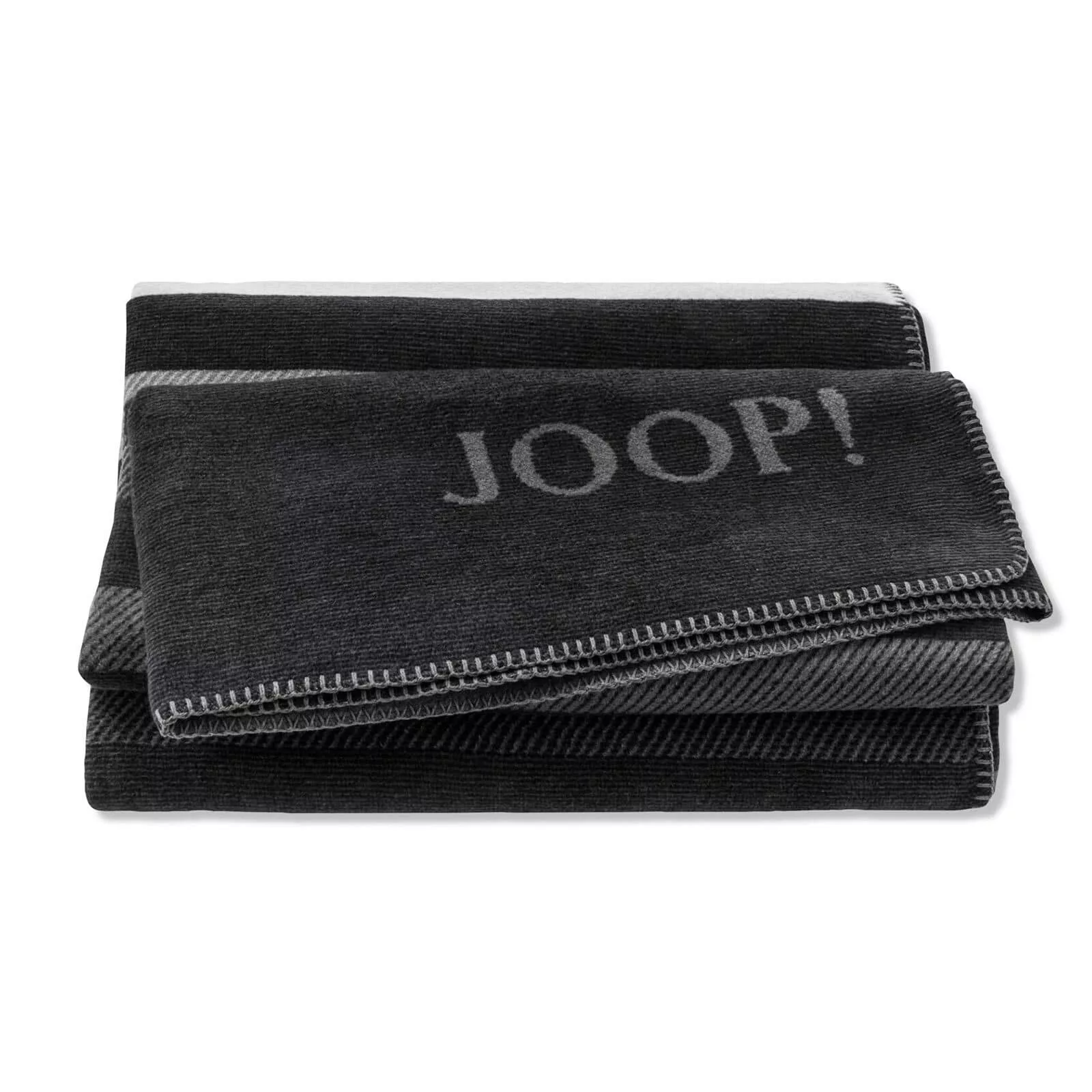 JOOP! Wohndecke  JOOP! Shutter ¦ schwarz ¦ Baumwollmischgewebe ¦ Maße (cm): günstig online kaufen