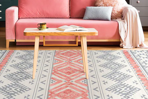 Arte Espina Teppich »Ethnie 200«, rechteckig, 10 mm Höhe, 3D-Design, Kurzfl günstig online kaufen