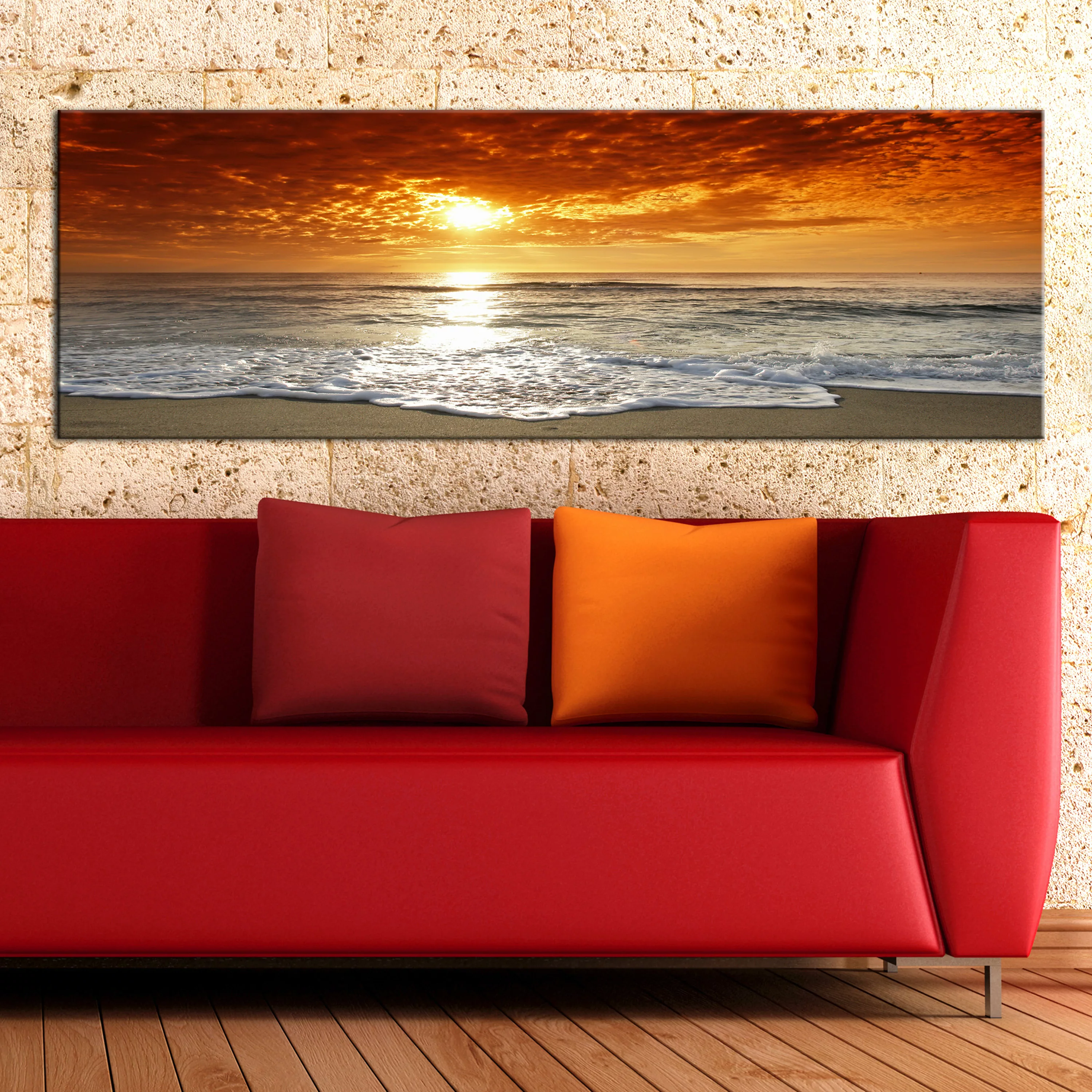 Wandbild - Romantisch  Sonnenuntergang günstig online kaufen