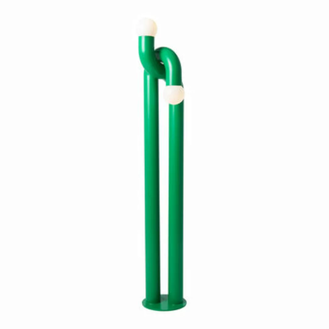 Stehleuchte Modulation metall grün / H 184 cm - Axel Chay - Grün günstig online kaufen