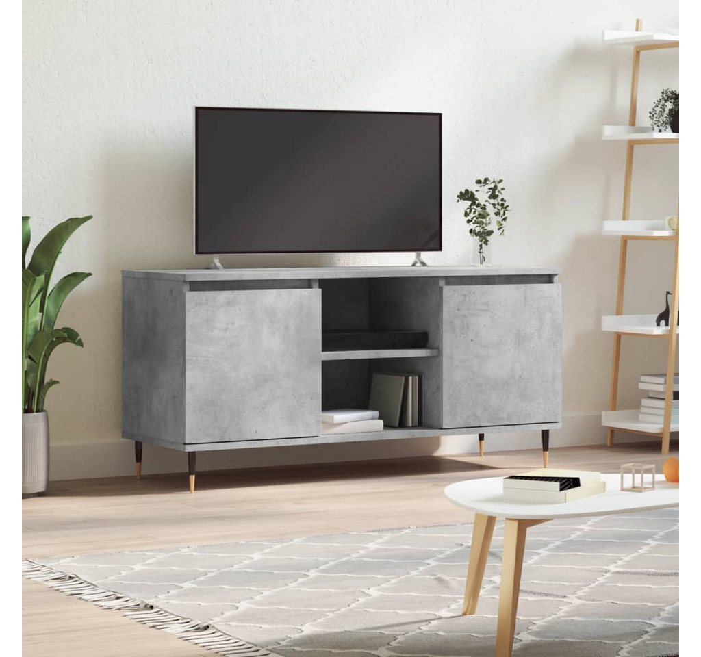 vidaXL TV-Schrank TV-Schrank Betongrau 104x35x50 cm Spanplatte günstig online kaufen