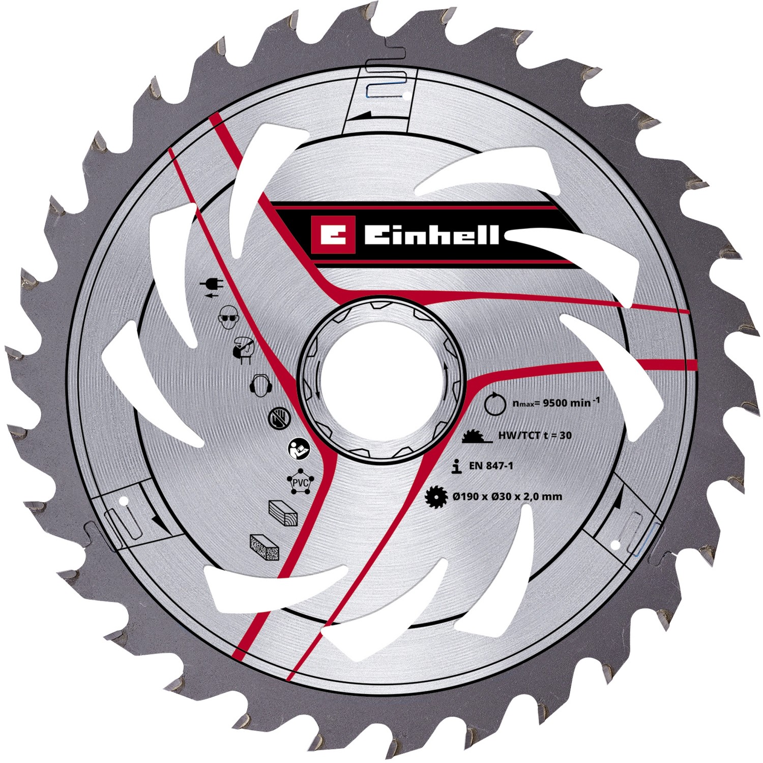 Einhell Accessory Sägeblatt für Handkreissägen HM 190 mm x 30 mm Z30 günstig online kaufen