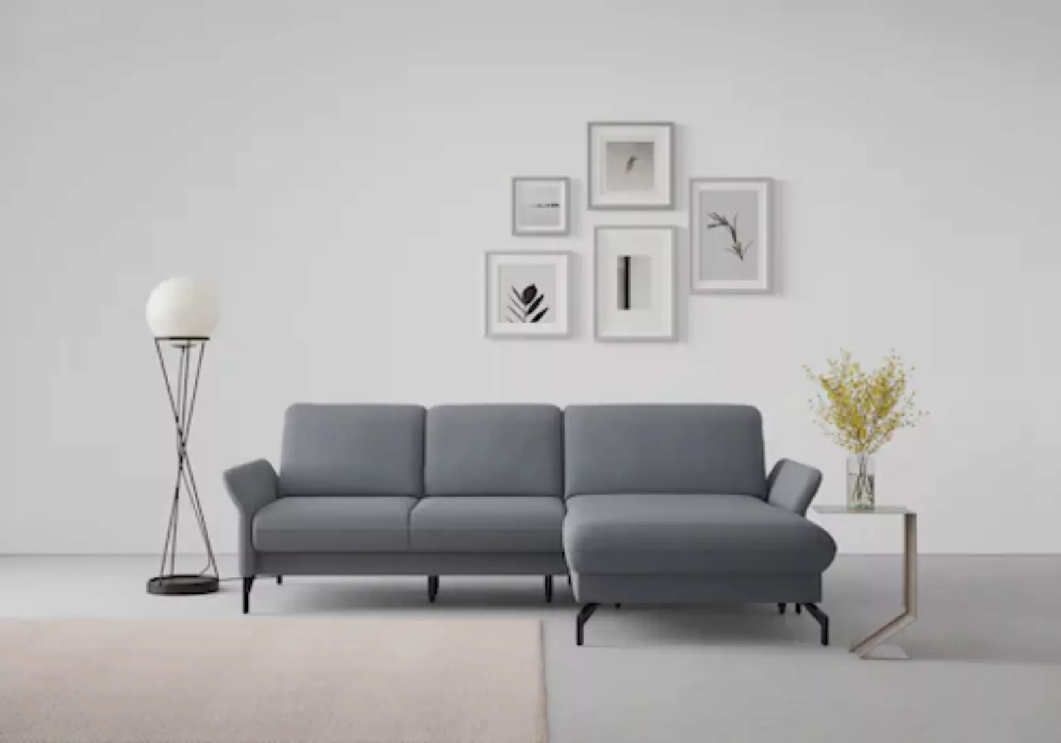 sit&more Ecksofa »Fashion L-Form«, wahlweise mit Kopfteilverstellung und Vo günstig online kaufen