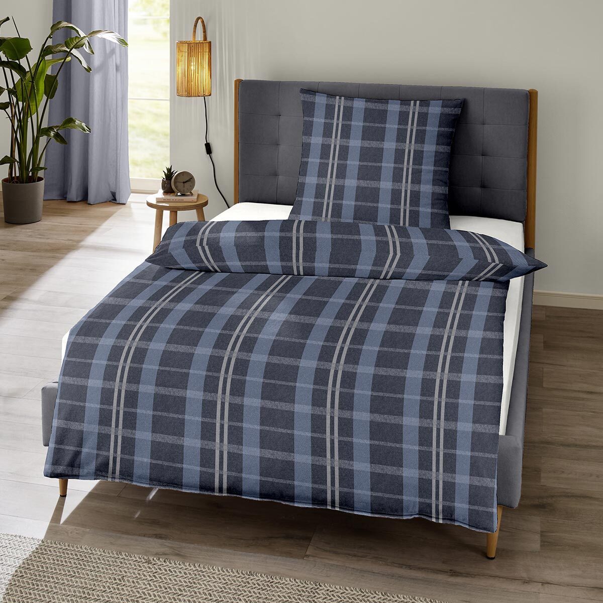 TRAUMSCHLAF Bettwäsche Glasgow, Flanell, 2 teilig, günstig online kaufen