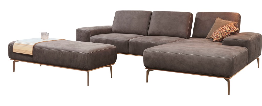 W.SCHILLIG Ecksofa "run, Designsofa mit tollem Sitzkomfort, bequem, L-Form" günstig online kaufen