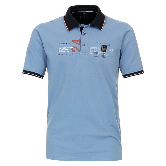 CASAMODA Poloshirt CasaModa Poloshirt XXL maritime Details hellblau günstig online kaufen