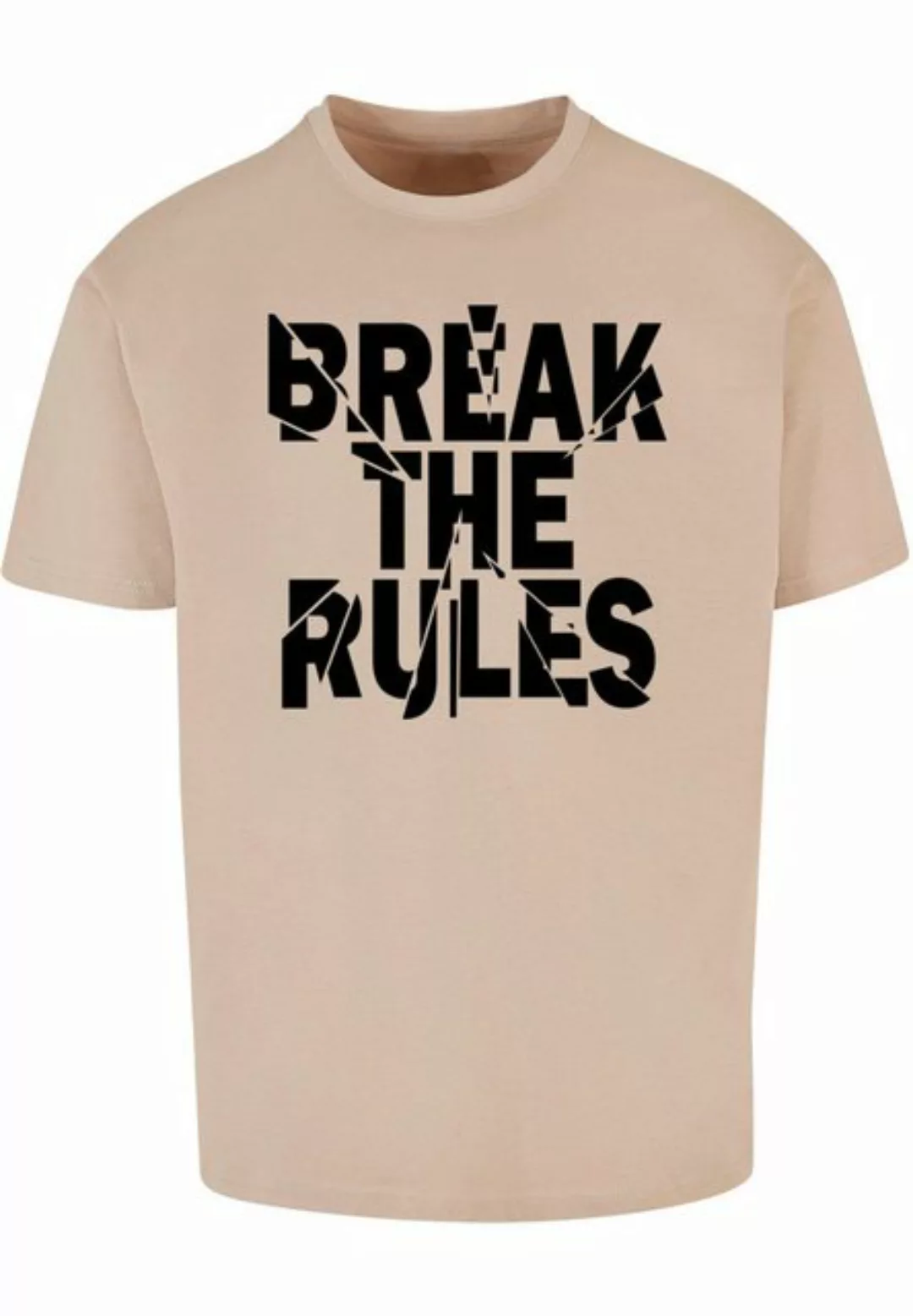 Merchcode T-Shirt Merchcode Herren Break The Rules 2 Heavy Oversize Tee (1- günstig online kaufen
