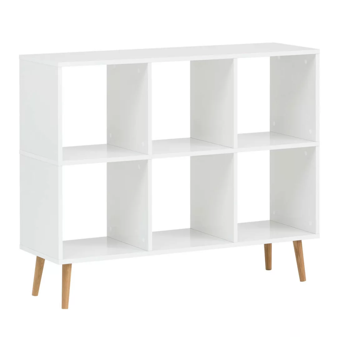 Lomadox Sideboard Büro JASLO-80 in Kreideweiß, B/H/T: ca. 104,3/85,5/33 cm günstig online kaufen