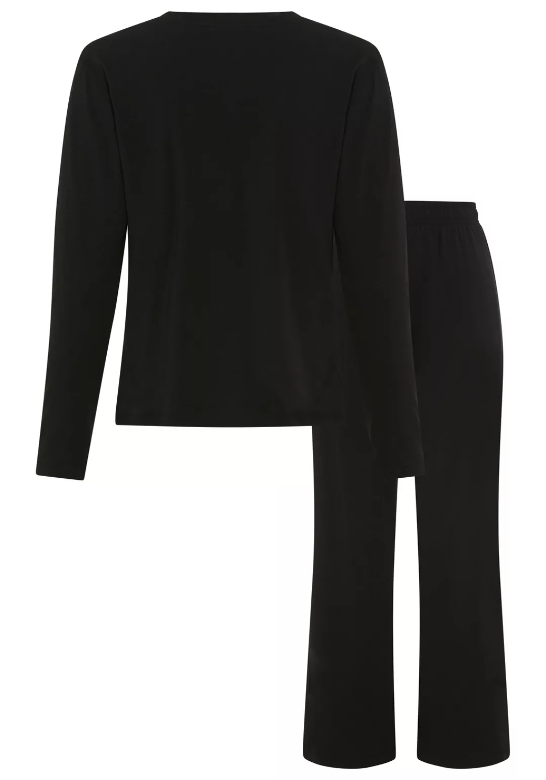 BOSS Schlafanzug, (Set, 2 tlg.), Rundhalsausschnitt, elastischer Bund, Logo günstig online kaufen