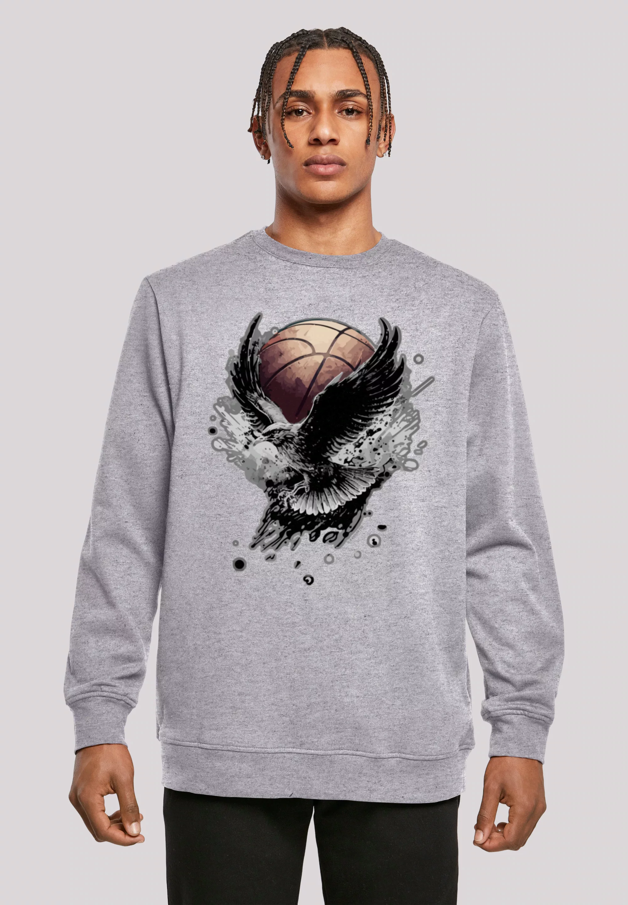 F4NT4STIC Kapuzenpullover "Basketball Adler" günstig online kaufen