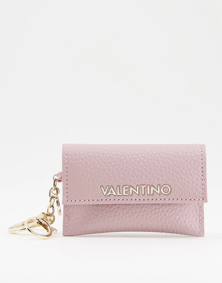 Valentino Bags – Rosa Kartenetui am Schlüsselanhänger günstig online kaufen