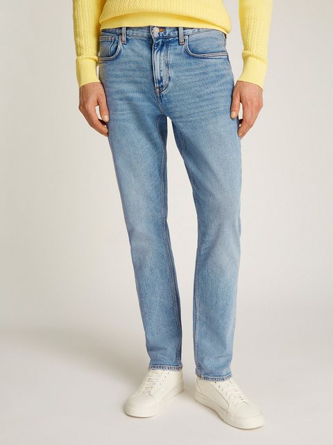 Tommy Hilfiger Straight-Jeans in blauer Waschung günstig online kaufen