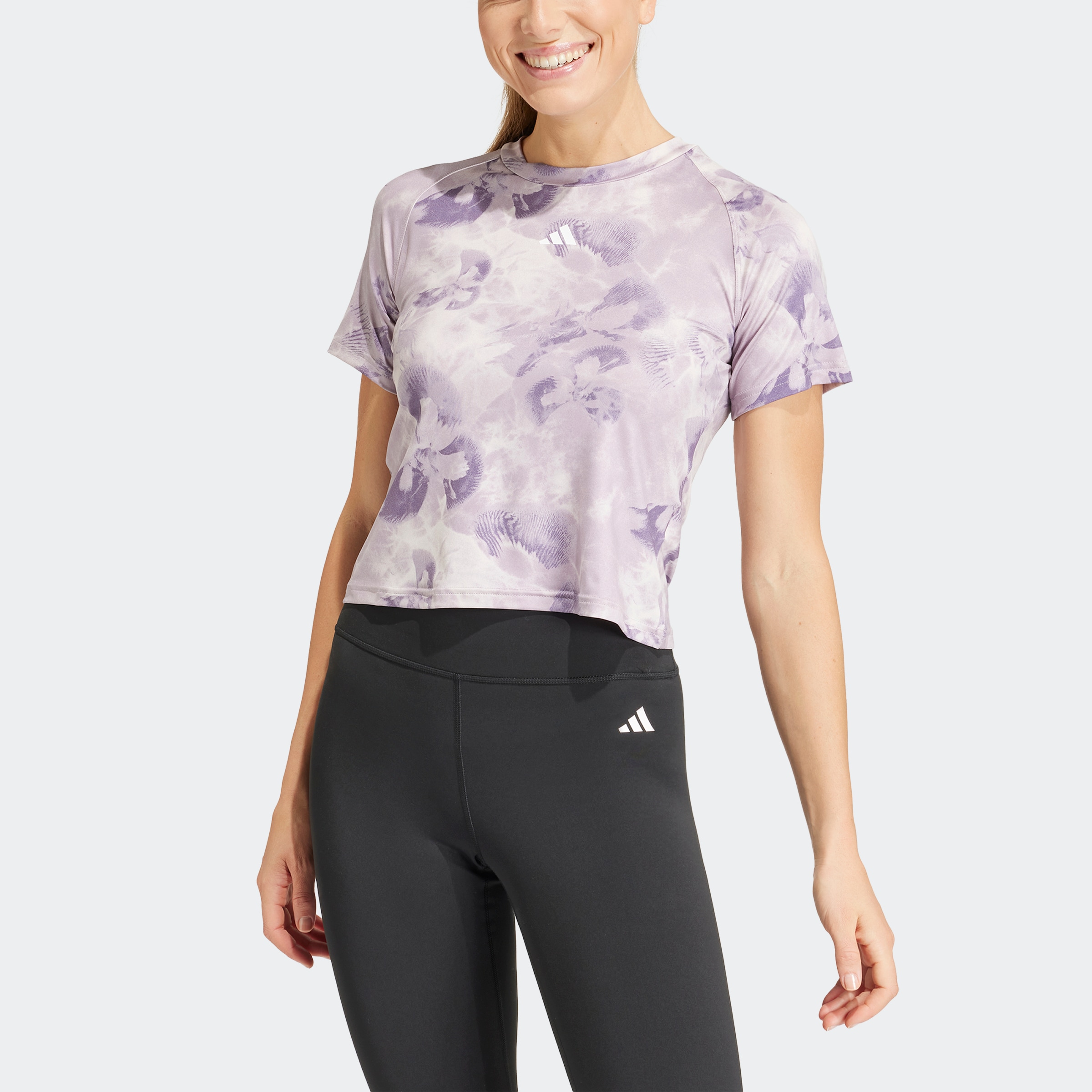 adidas Performance T-Shirt "AOP FLOWER TEE" günstig online kaufen