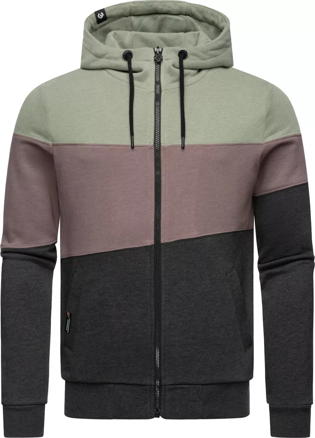 Ragwear Kapuzensweatjacke "Trien", Herren Basic Sweatjacke mit Kapuze günstig online kaufen