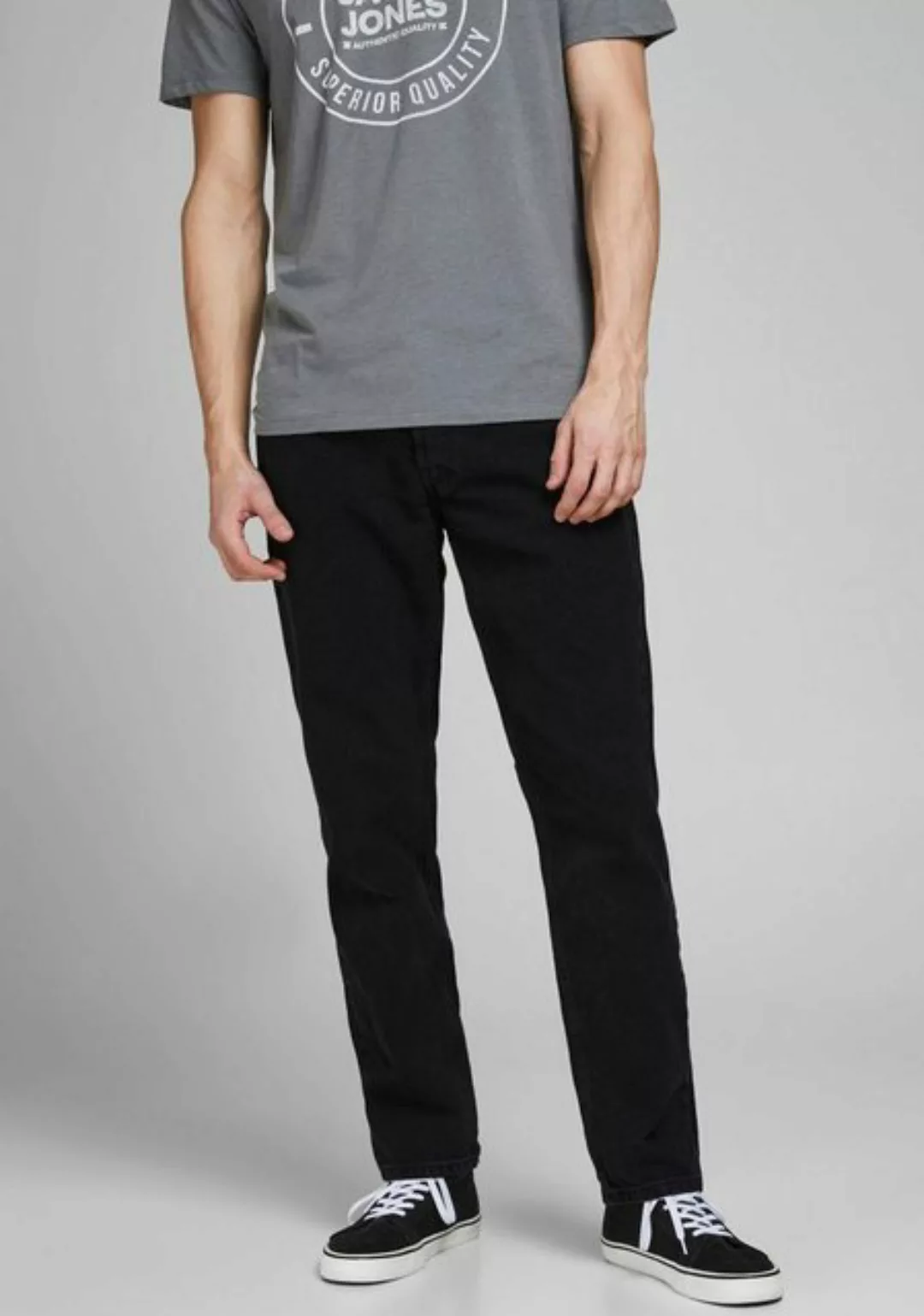 Jack & Jones Herren Jeans JJICHRIS JJORIGINAL CJ 981 - Relaxed Fit - Schwar günstig online kaufen