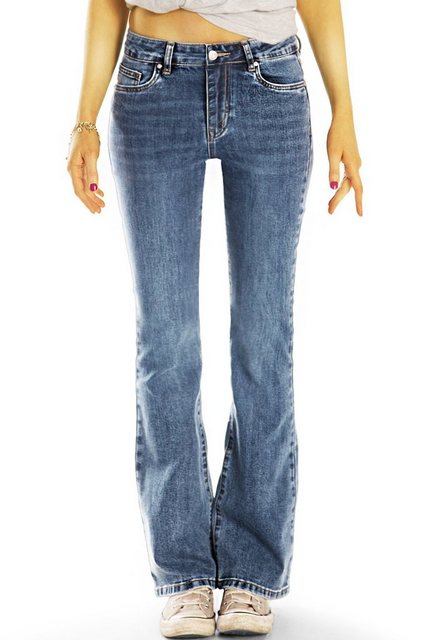 be styled Bootcut-Jeans Bootcut Jeans Hüftjeans Hosen Medium Waist - Damen günstig online kaufen