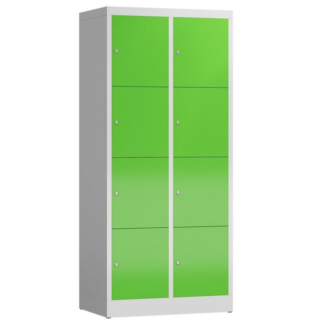 Steelboxx Fächerschrank Schließfachschrank 8 Fächer Spindschrank (1-St) kom günstig online kaufen