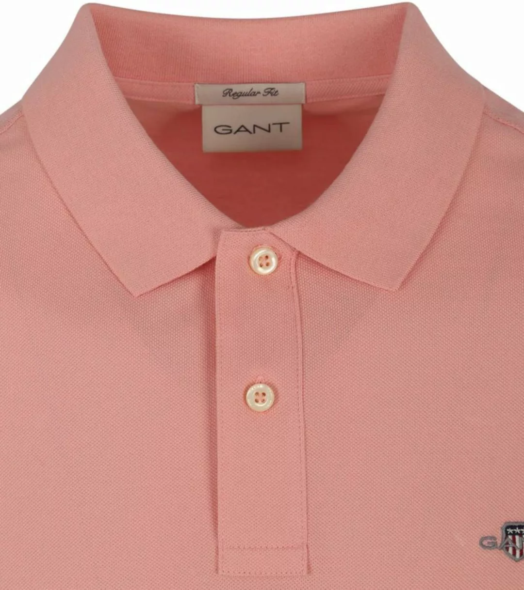 Gant Shield Piqué Poloshirt Rosa - Größe 3XL günstig online kaufen