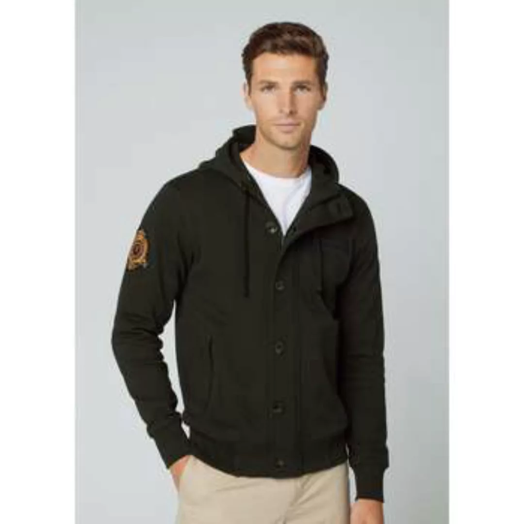 Hackett  Strickjacken Heritage Hoody mit durchgehendem Reißverschluss – Wal günstig online kaufen