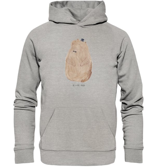 Mr. & Mrs. Panda Hoodie Größe XXL Murmeltier - Heather Grey - Geschenk, Hoo günstig online kaufen