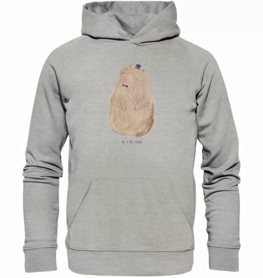 Mr. & Mrs. Panda Hoodie Murmeltier Größe XXL - Heather Grey - Geschenk, Hoo günstig online kaufen