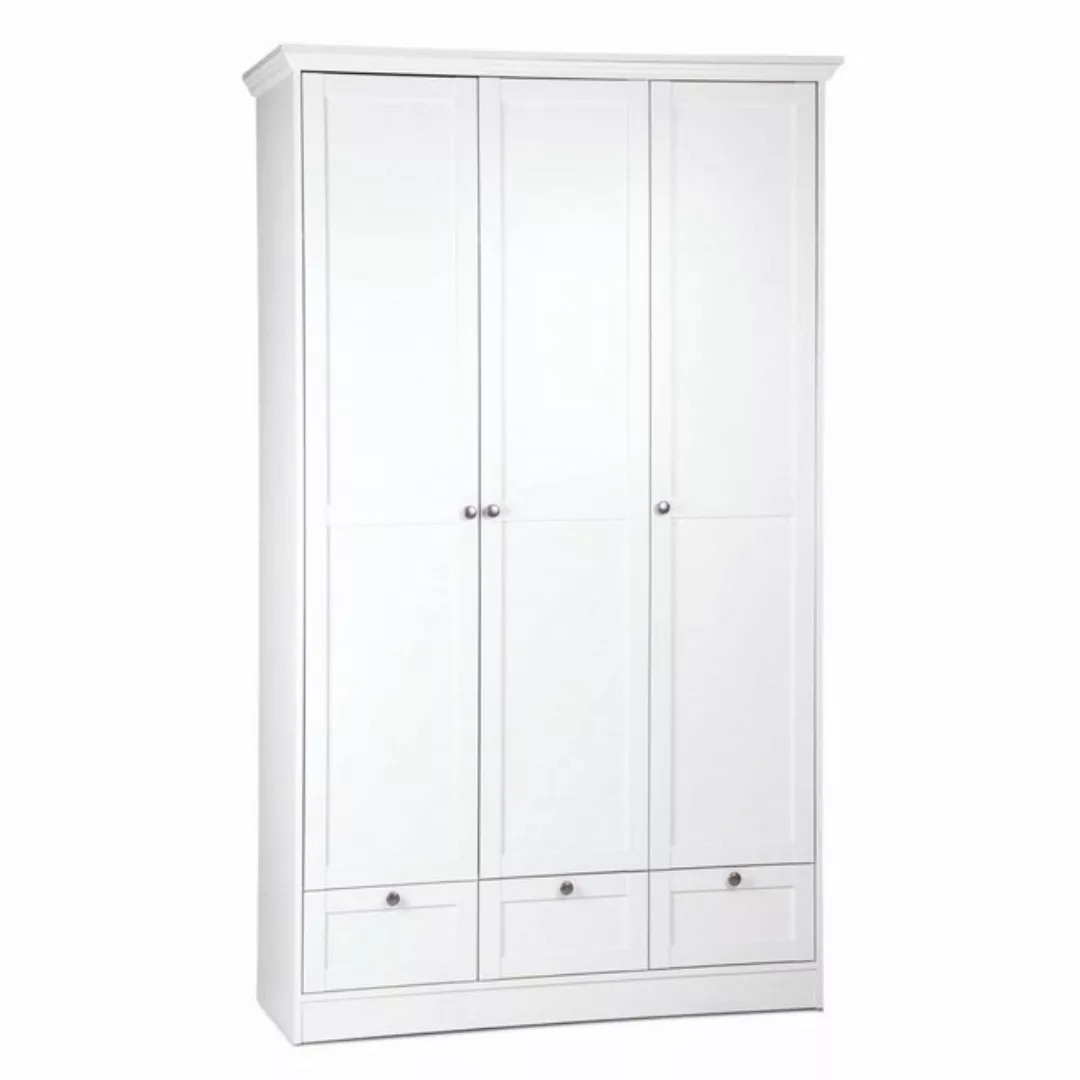 Homestyle4u Kleiderschrank Drehtürenschrank Holzschrank Massiv 120x200 cm günstig online kaufen