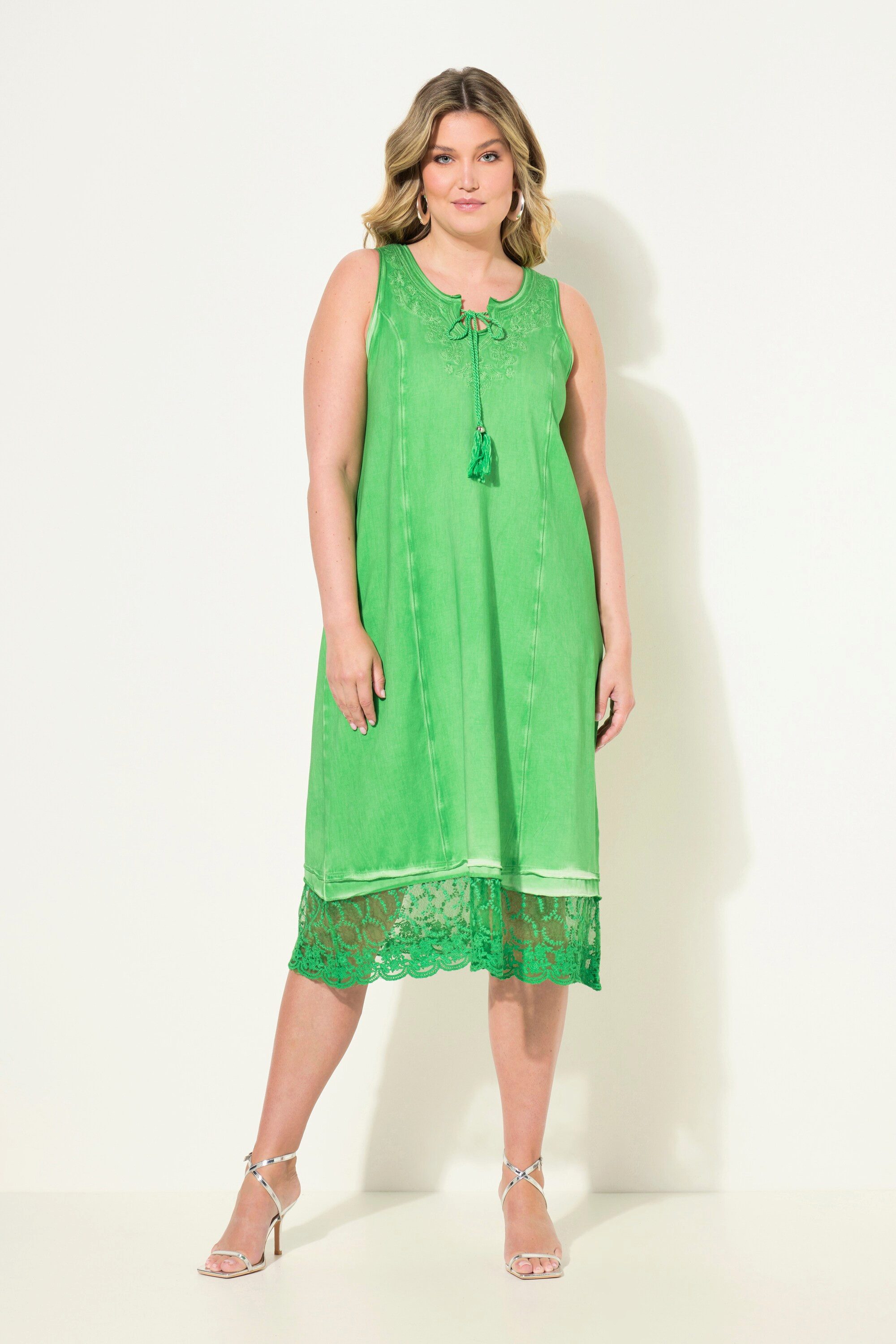 MIAMODA Midikleid Jerseykleid A-Linie cold dyed günstig online kaufen