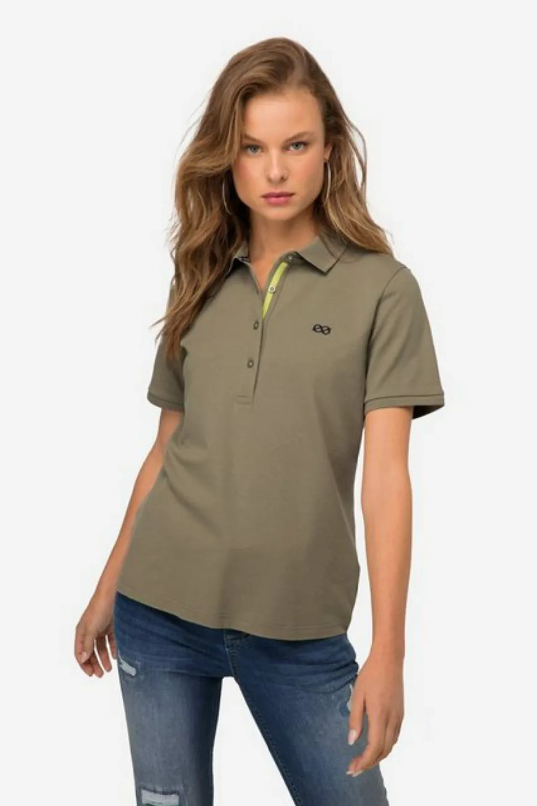 Laurasøn Poloshirt Poloshirt Piqué Polokragen Halbarm günstig online kaufen